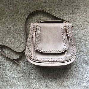 Neutral Saddle Crossbody Bag